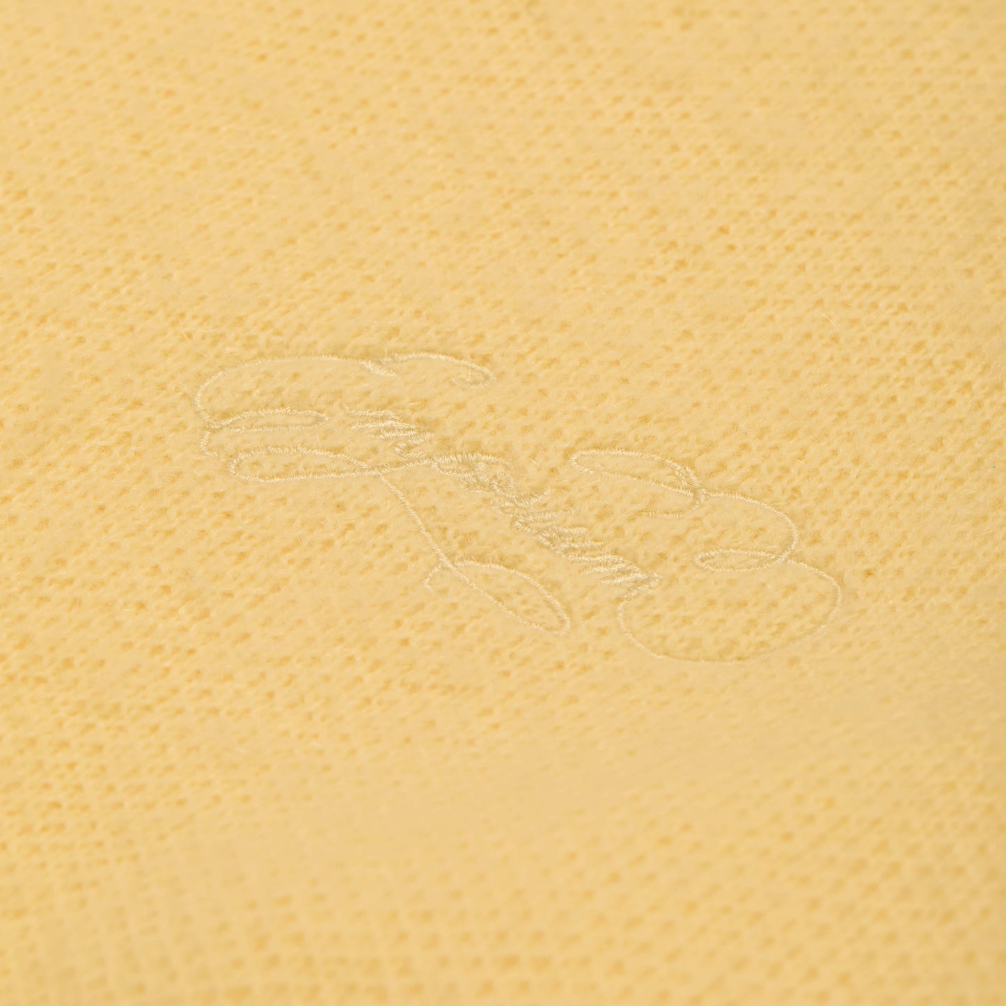 Script Mohair Knit - Butter Yellow