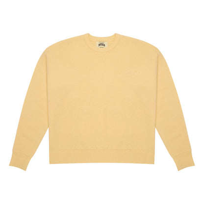Script Mohair Knit - Butter Yellow