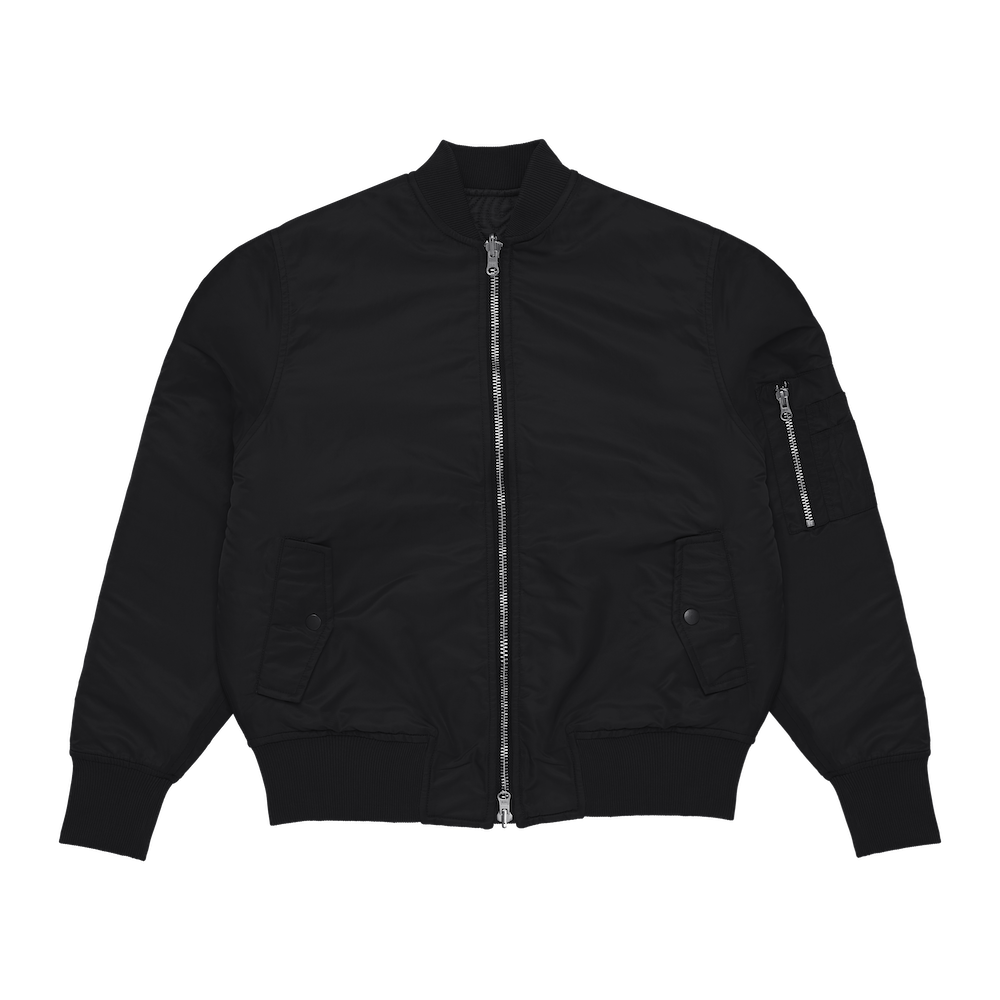 Reversible Bomber Jacket - Black, image 3
