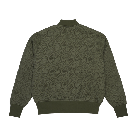 Reversible Bomber Jacket - Khaki Green