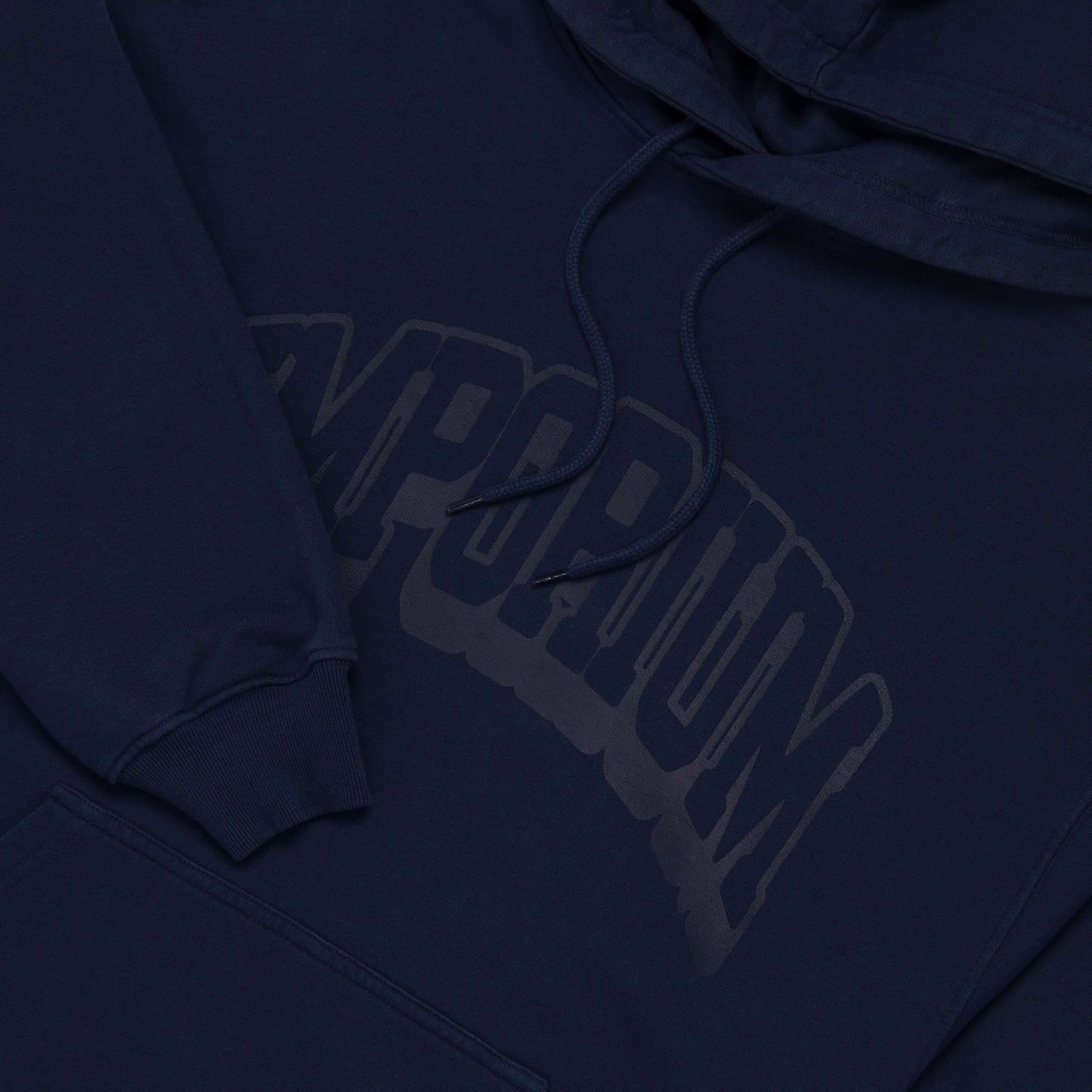 Reversible Arc Logo Hoodie - Faded Navy