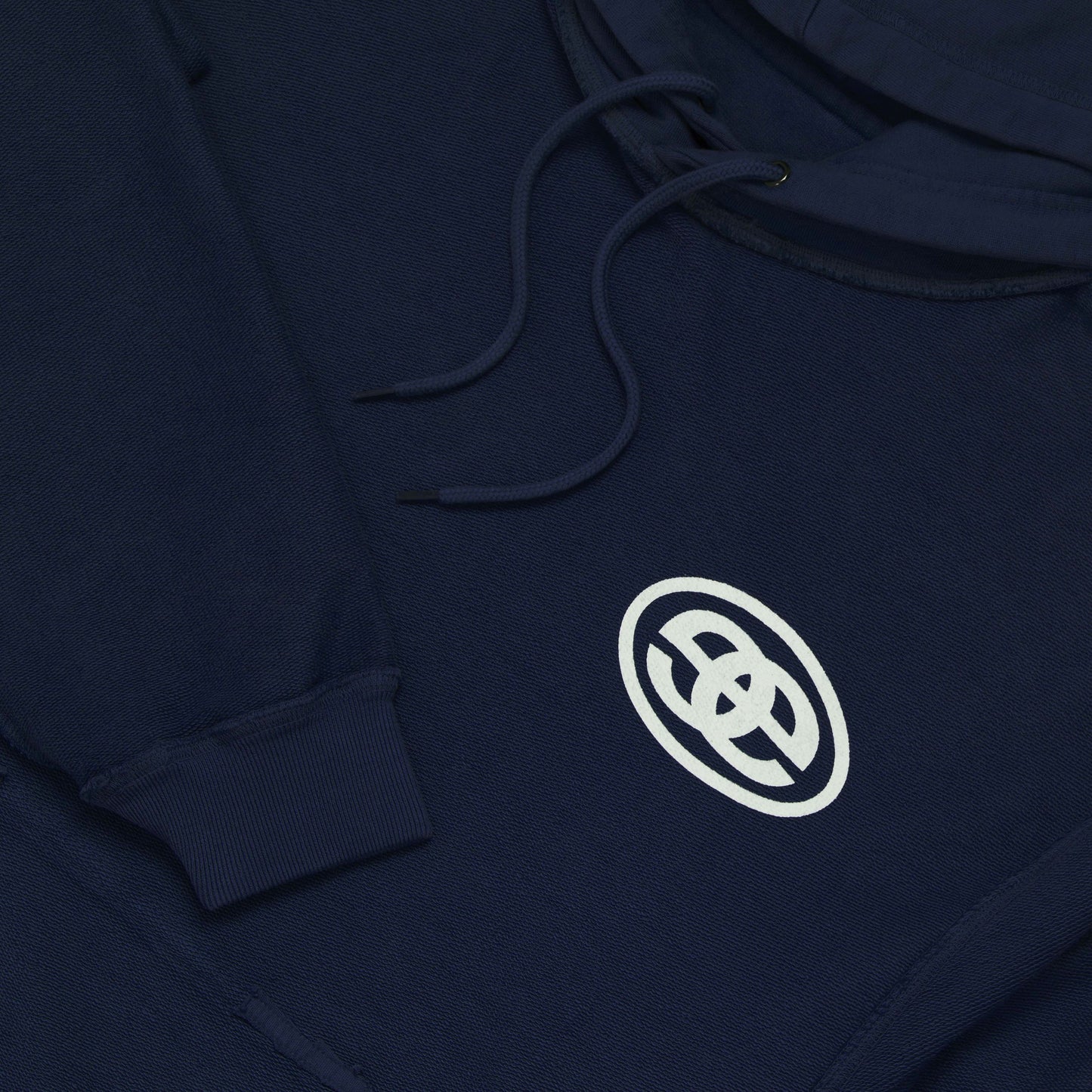 Reversible Arc Logo Hoodie - Faded Navy