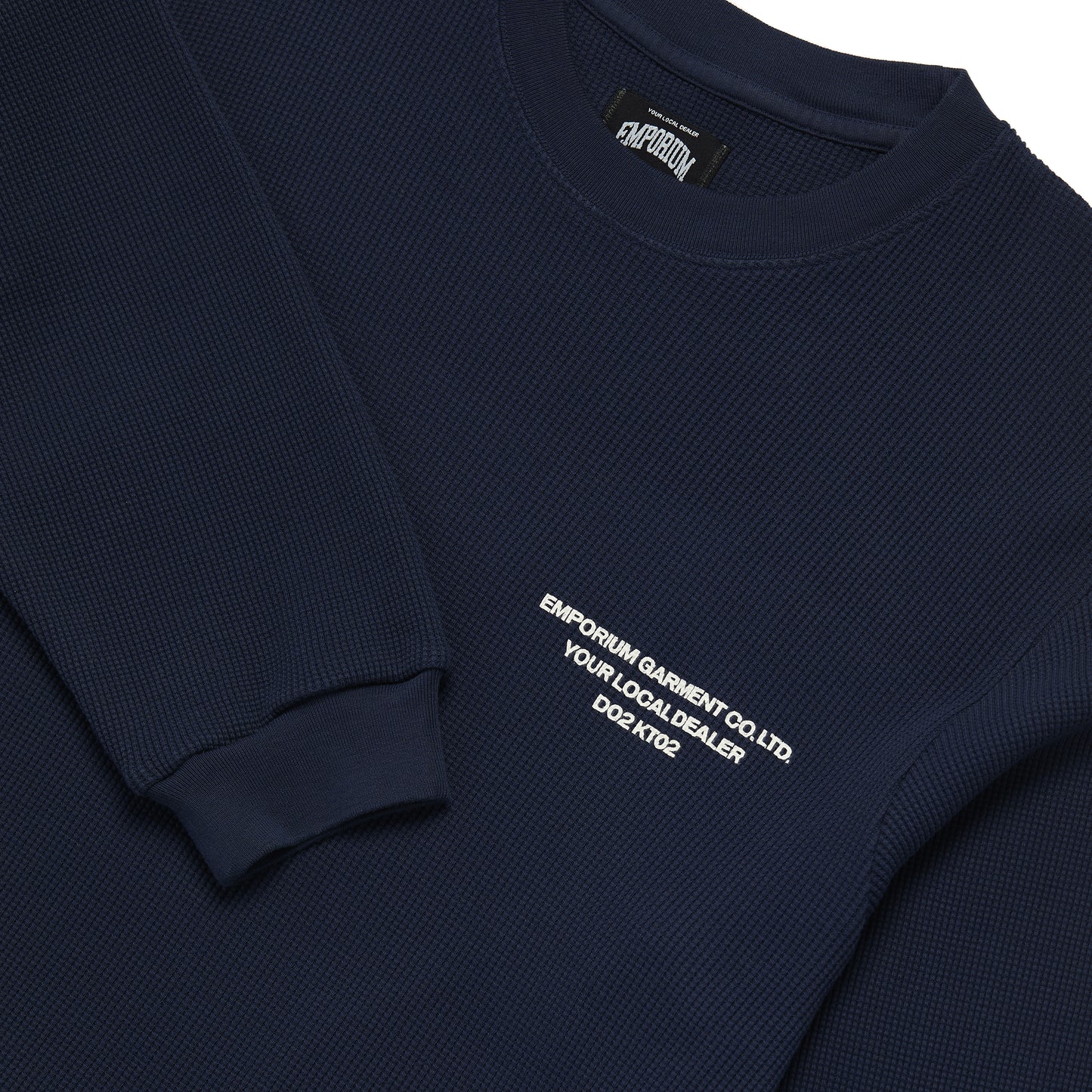 Script Logo Waffle - Navy