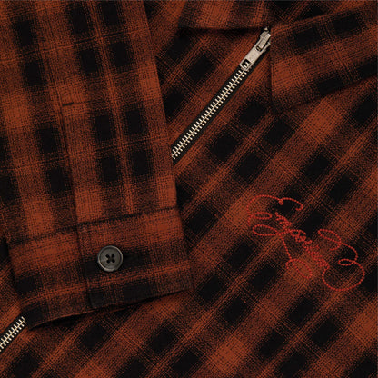 Idle Zip Shirt - Orange/Black