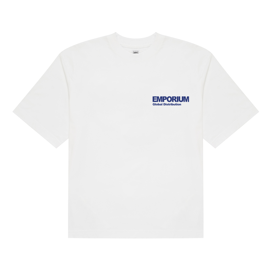 Global Distribution Logo Tee - White