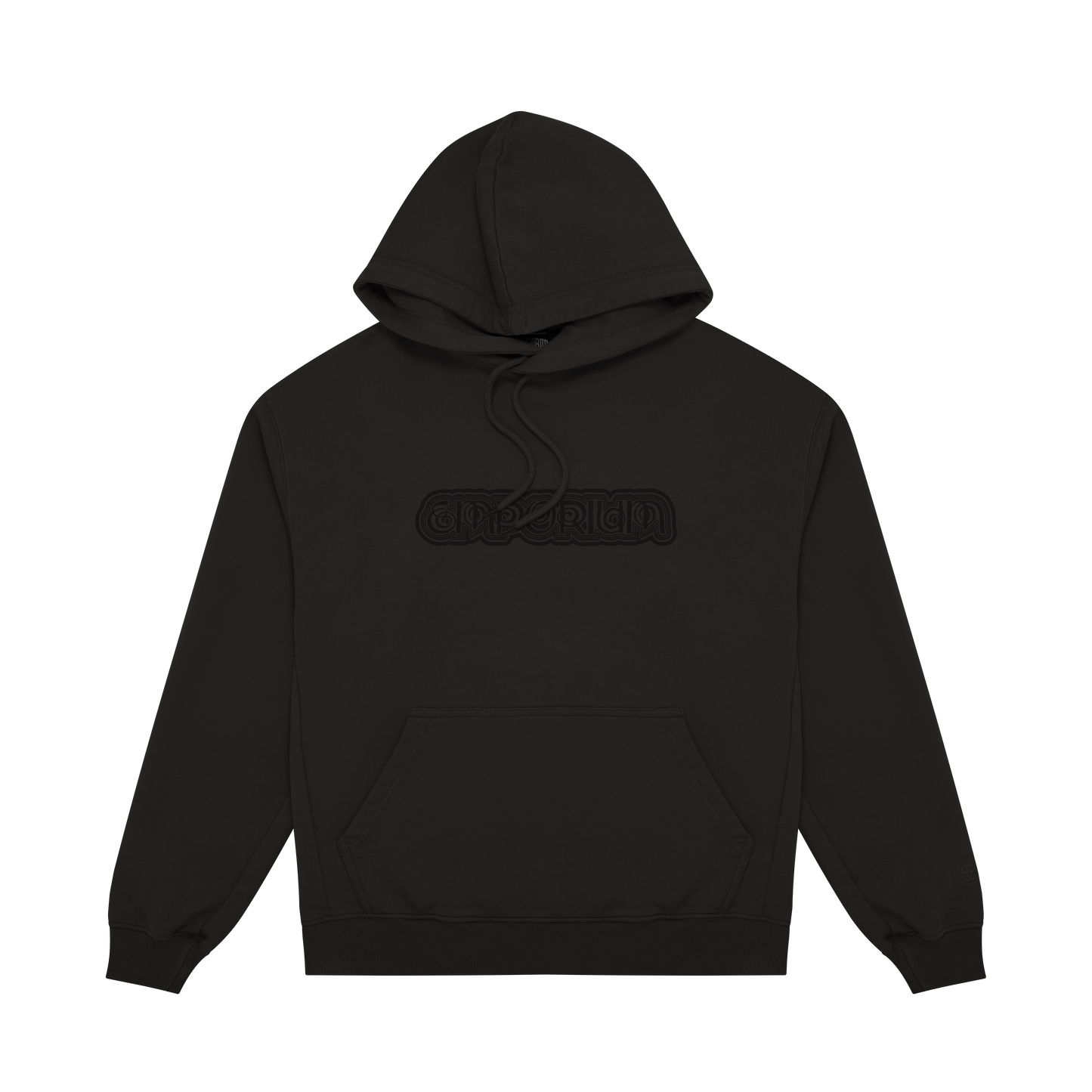 Heritage Logo Hood - Faded Black