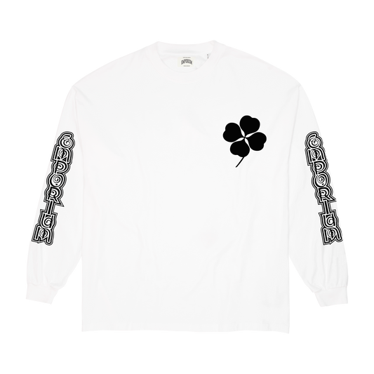 Heritage Logo Longsleeve - White