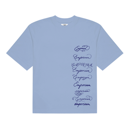Iterations Tee - Baby Blue