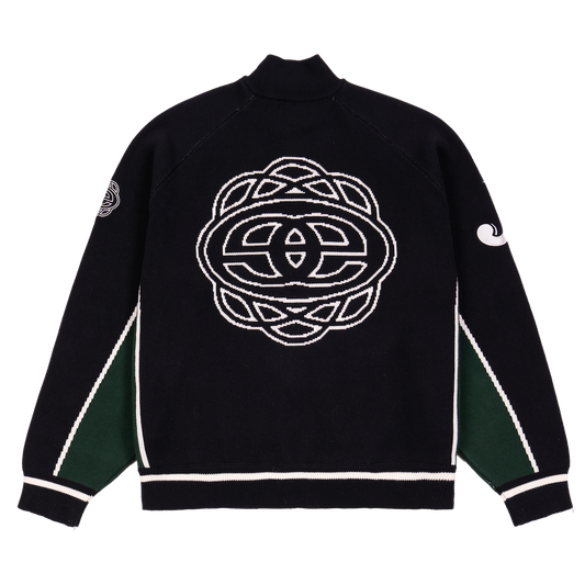 Jameson + Emporium Zip Knit - Black