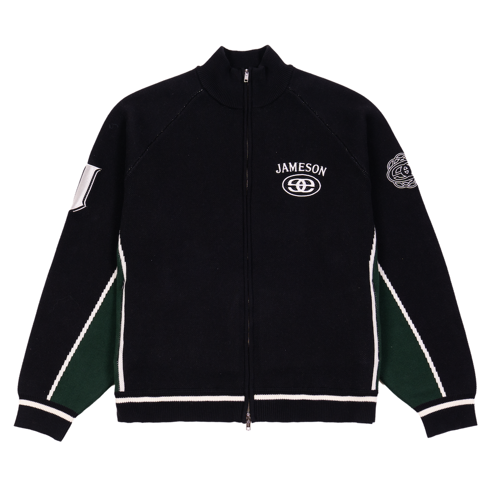 Jameson + Emporium Zip Knit - Black