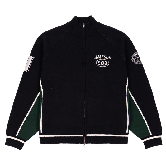 Jameson + Emporium Zip Knit - Black