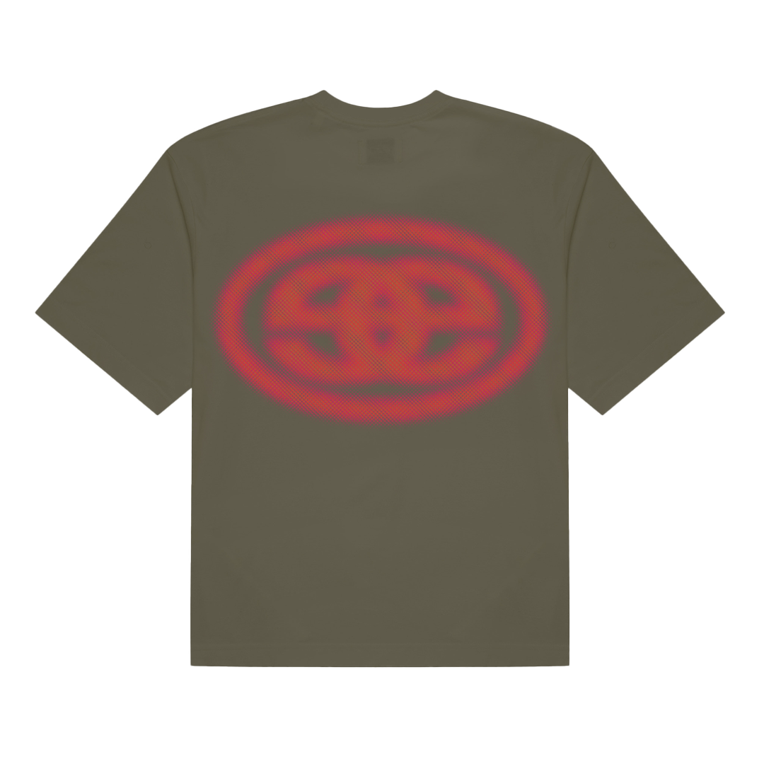 Diffuse Logo Tee - Khaki
