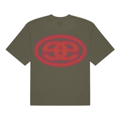 Diffuse Logo Tee - Khaki