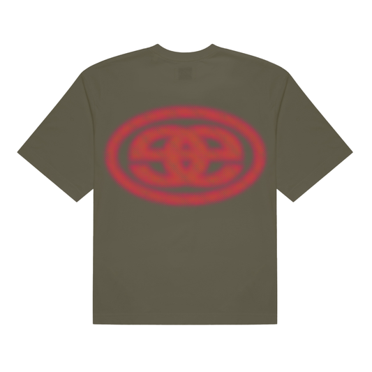 Diffuse Logo Tee - Khaki