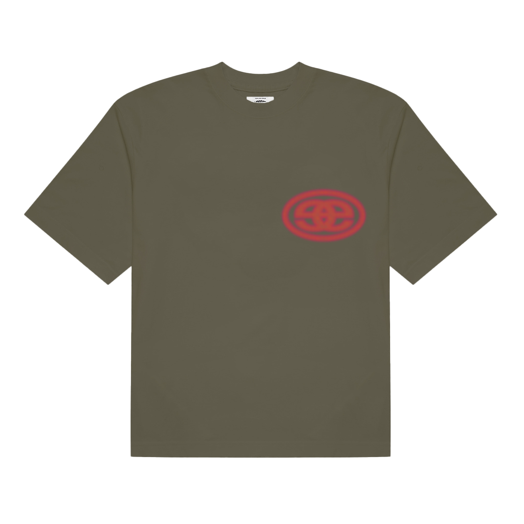 Diffuse Logo Tee - Khaki