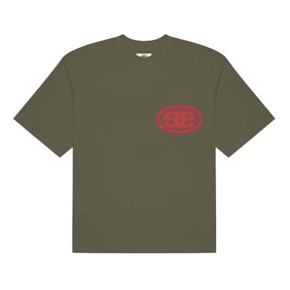 Diffuse Logo Tee - Khaki