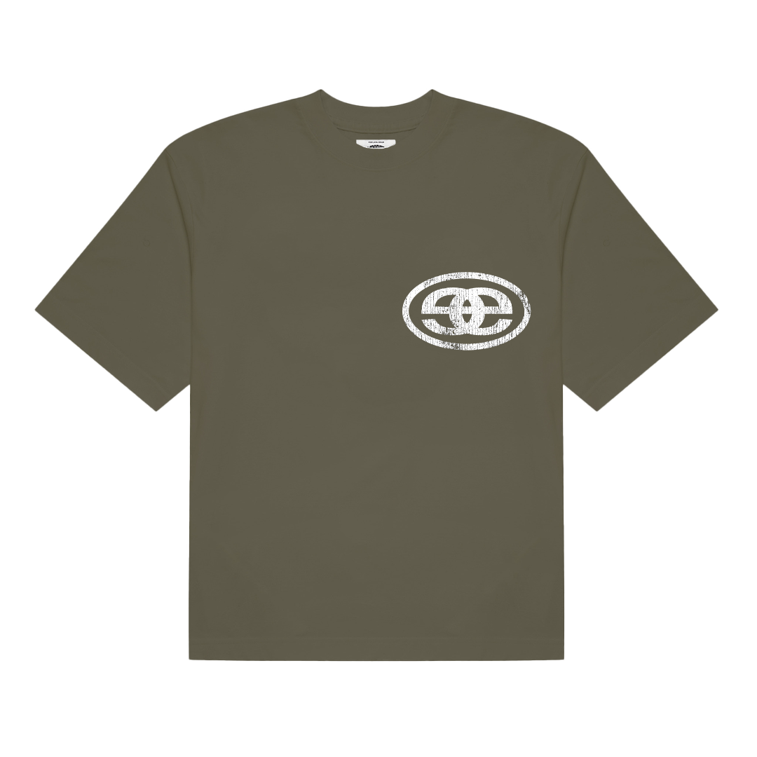 Eyes Logo Tee - Khaki