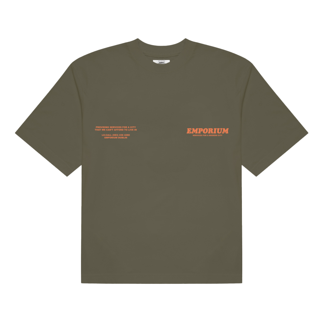 Services Tee - Khaki