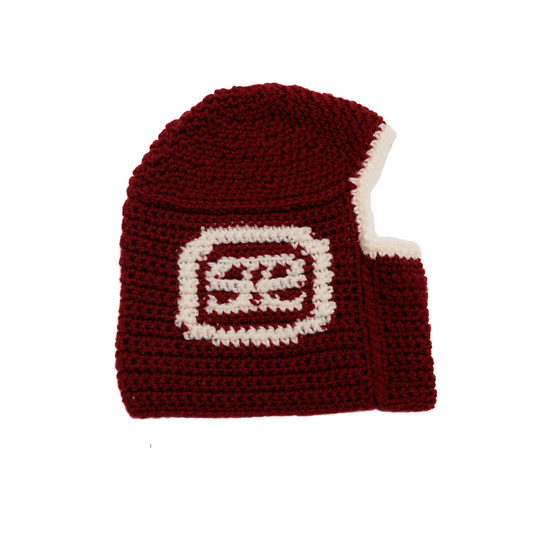 Knitted Hood - Red