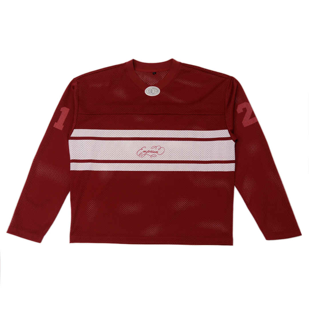 Mesh Jersey Longsleeve - Red