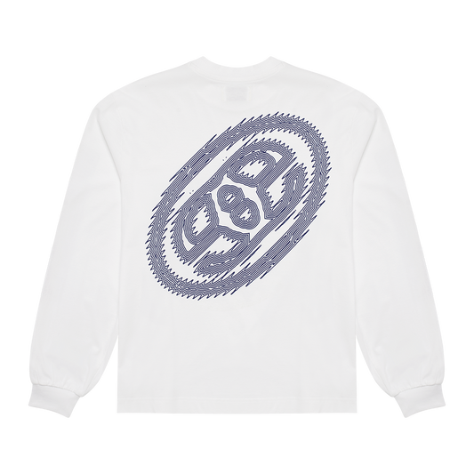 Mirage Logo Longsleeve - White