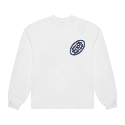 Mirage Logo Longsleeve - White