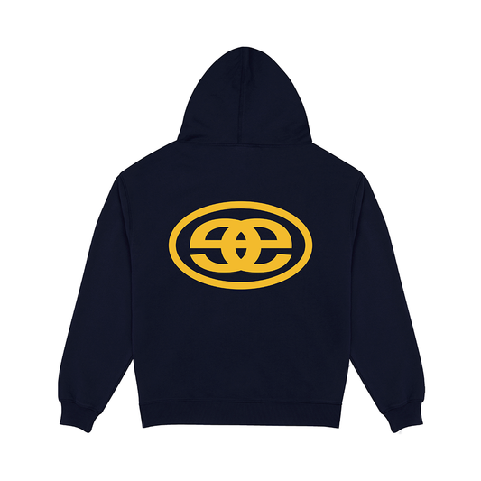 Reversible Logo Hood - Faded Navy