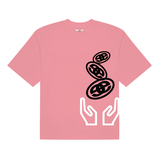 Hands Logo Tee - Dusty Red
