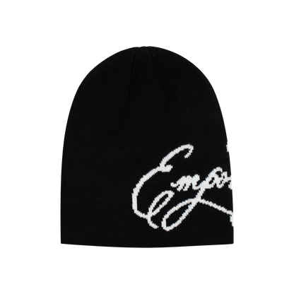 Script Logo Beanie - Black