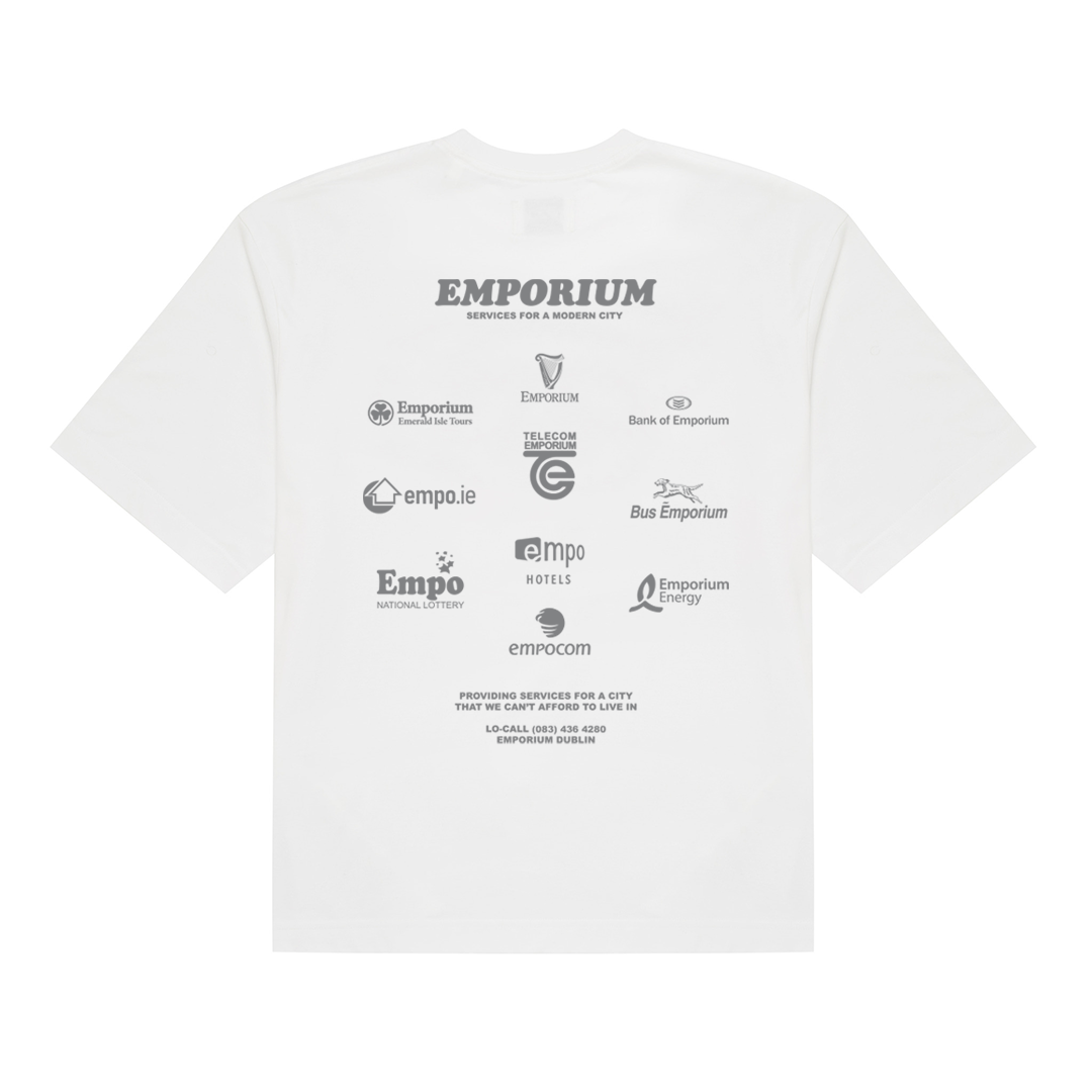 Services Logo Tee - White