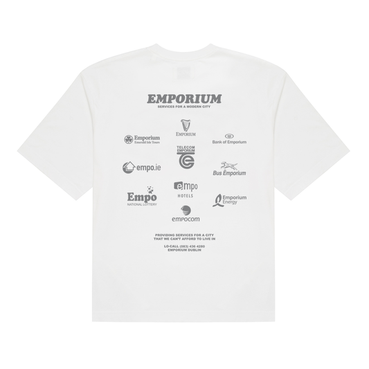 Services Logo Tee - White