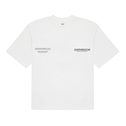 Services Logo Tee - White