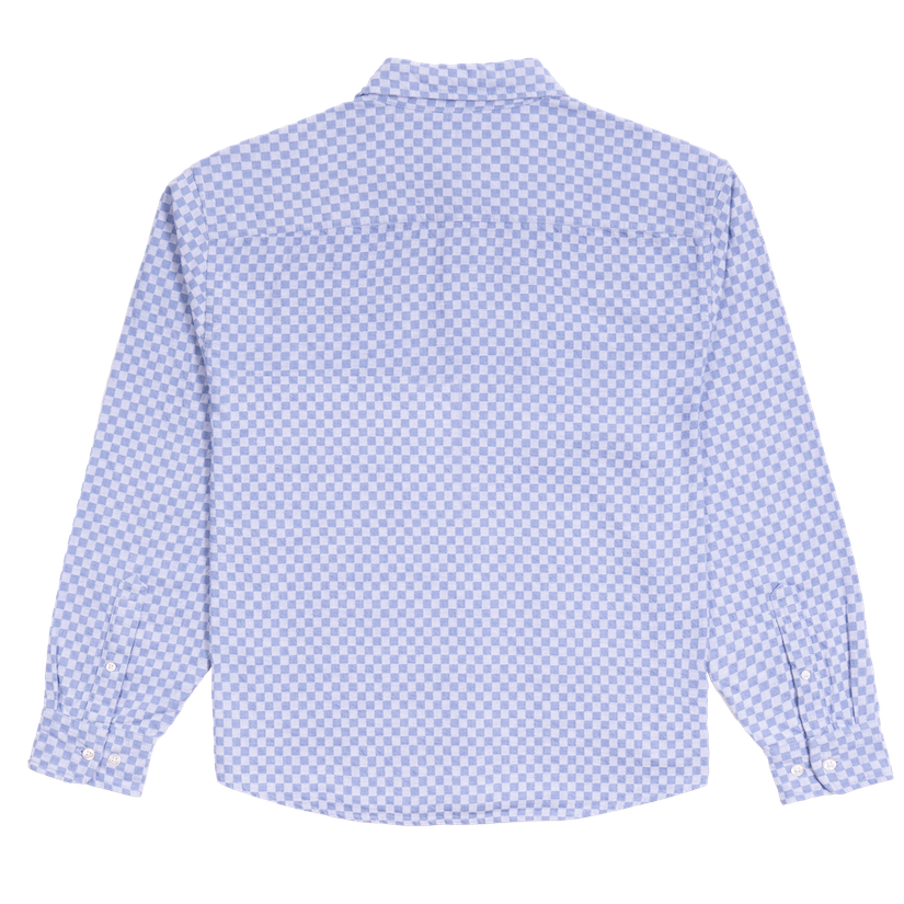 Script Logo Oxford Shirt - Blue Check