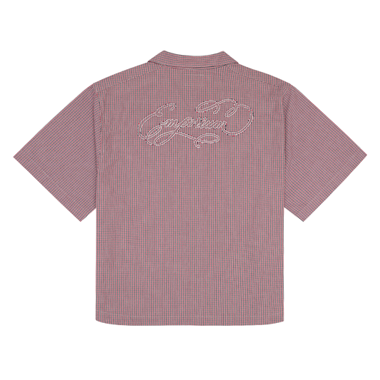 Script Logo Shortsleeve - Red Check