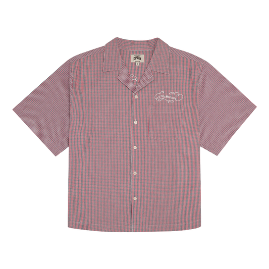 Script Logo Shortsleeve - Red Check