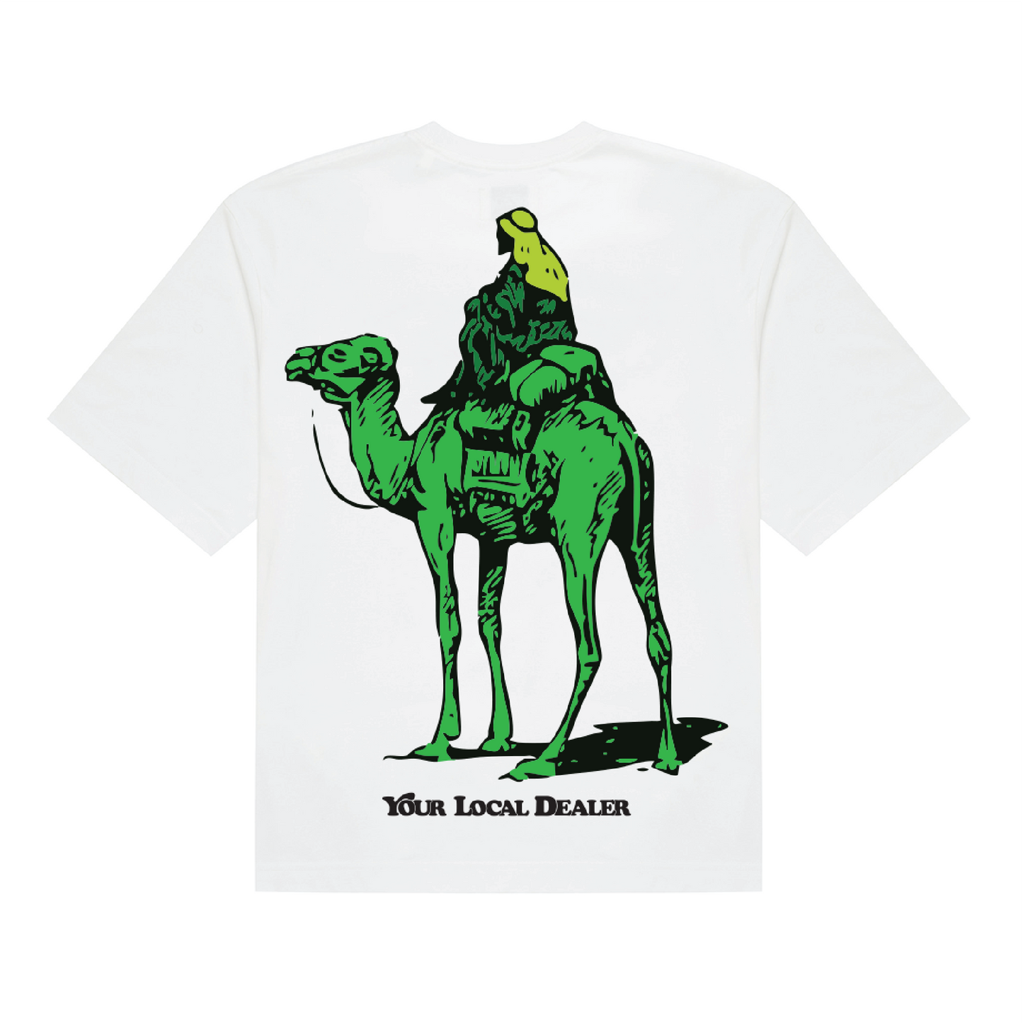 Silk Logo Tee - White