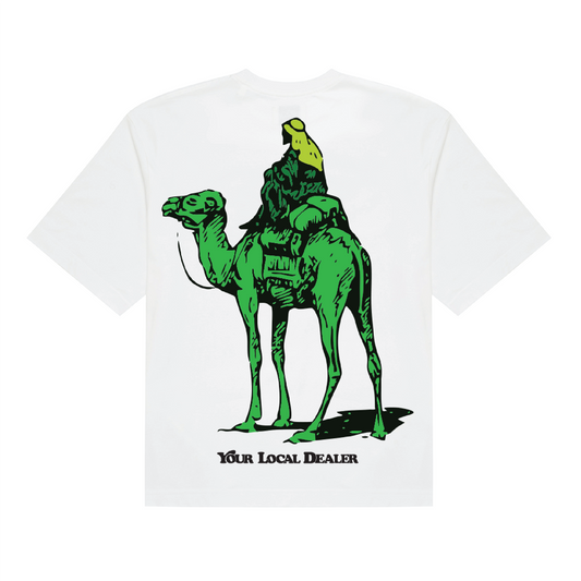 Silk Logo Tee - White