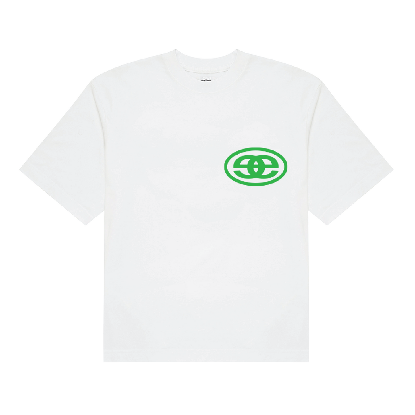 Silk Logo Tee - White