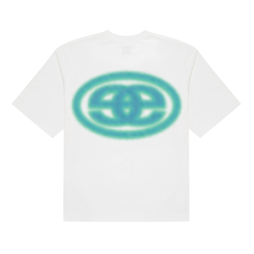 Diffuse Logo Tee - White