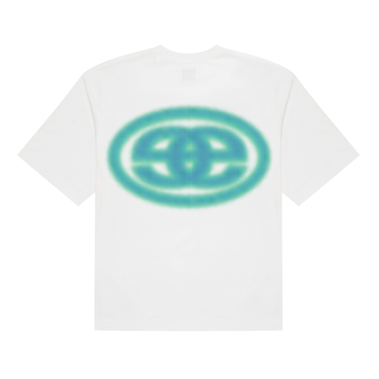 Diffuse Logo Tee - White