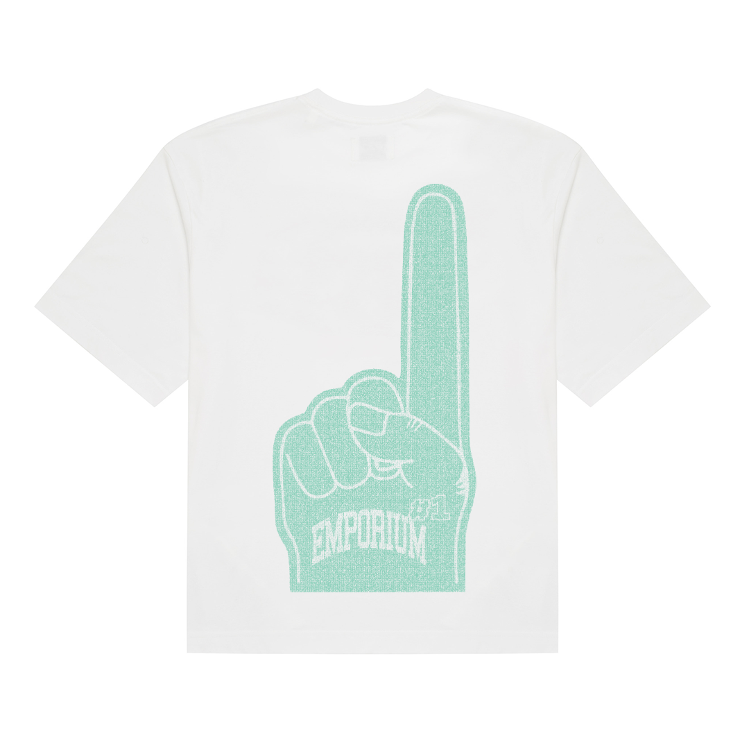 Foam Finger Tee - White