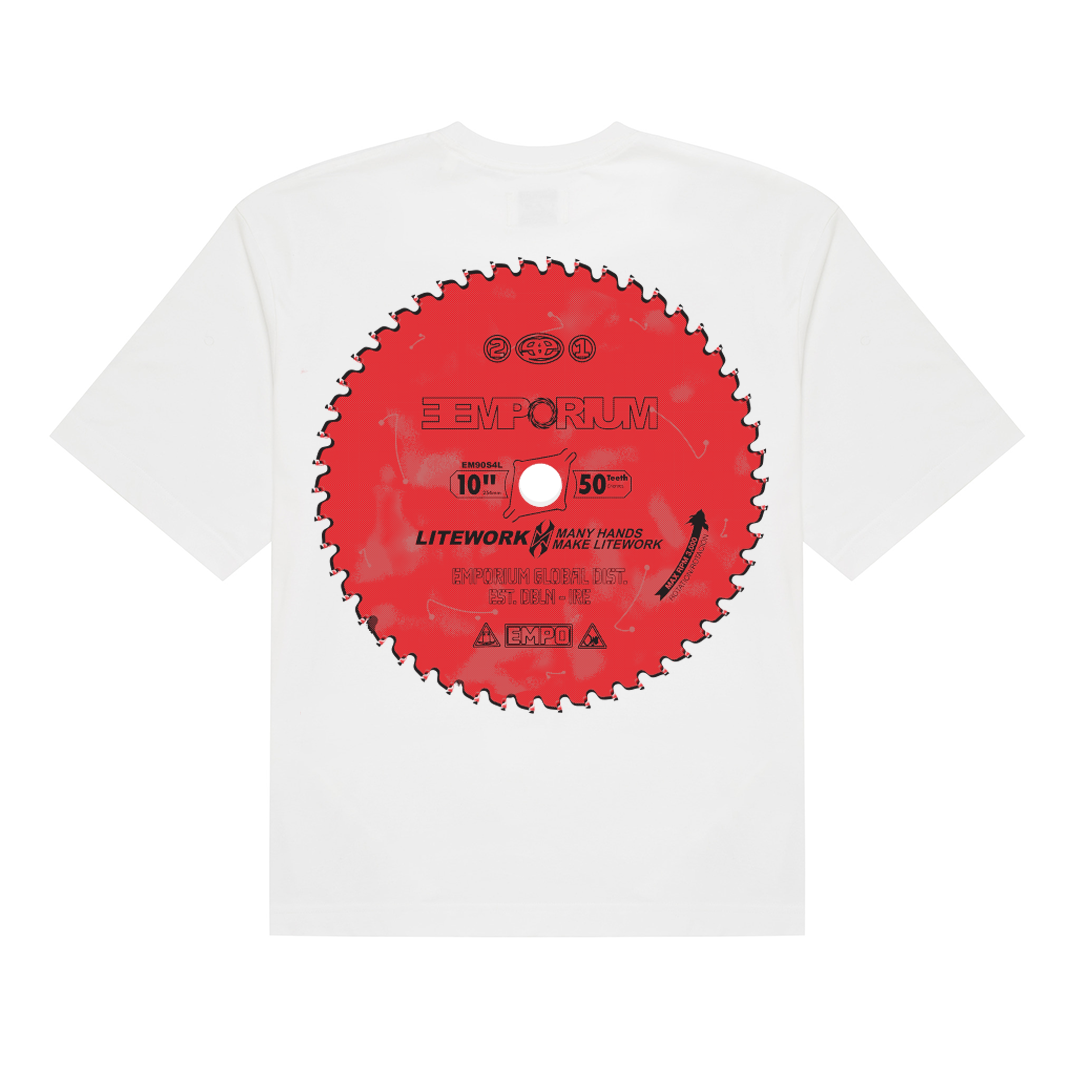 Litework Logo Tee - White