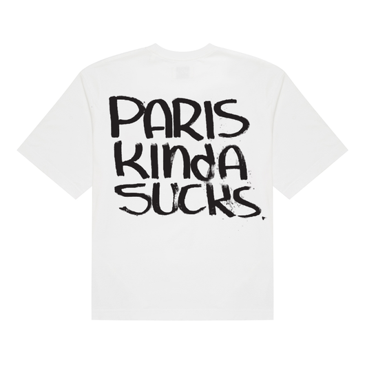 Paris Kinda Sucks Tee - White