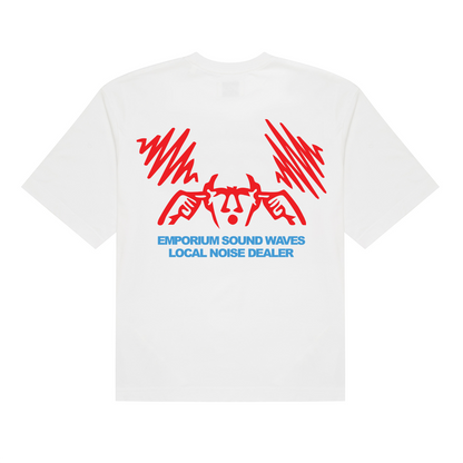 Sound Waves Tee - White