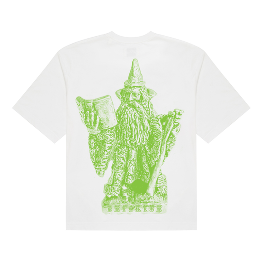 Wizard Logo Tee - White