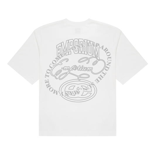'One Lap' Anniversary Tee - White