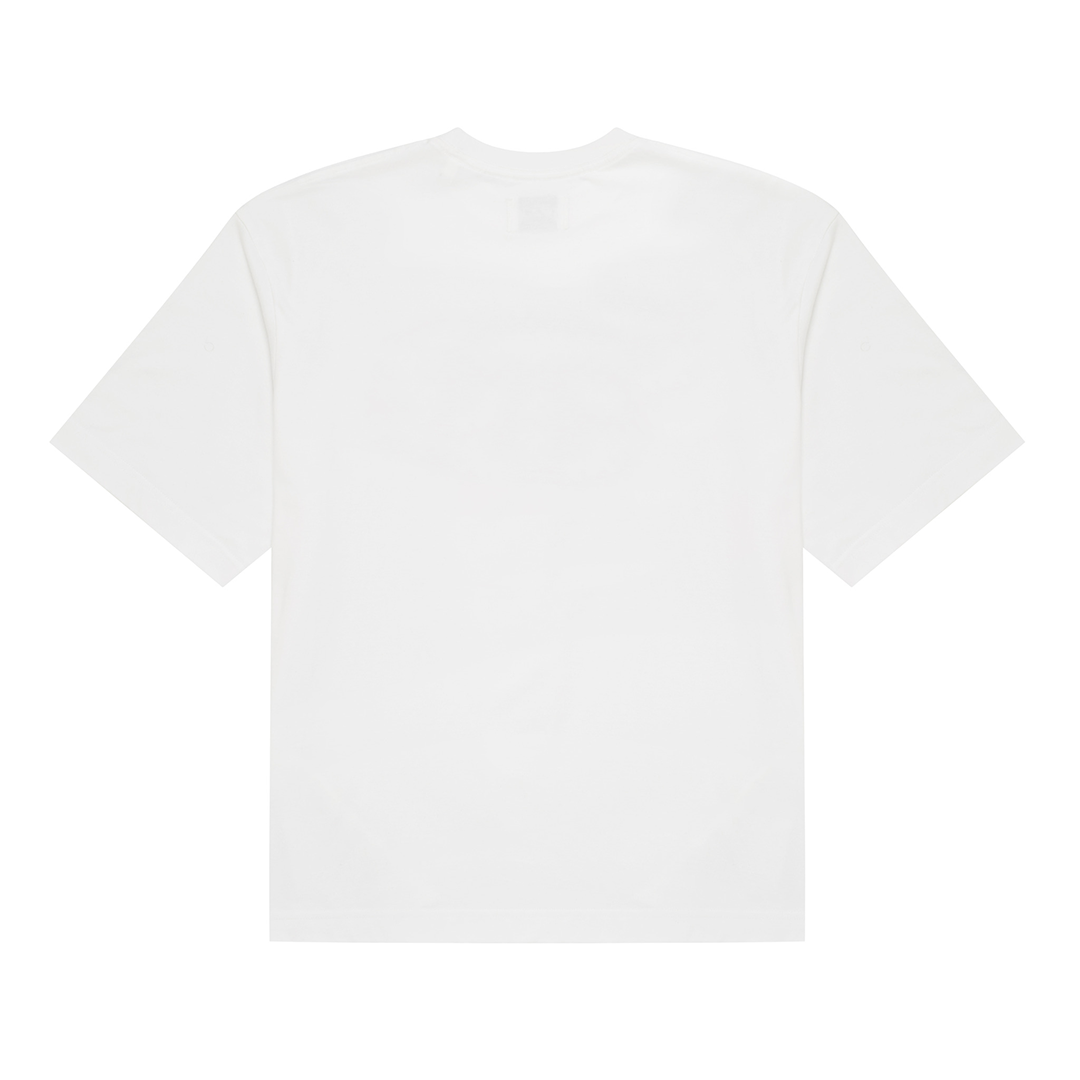 Overprint Logo Tee - White