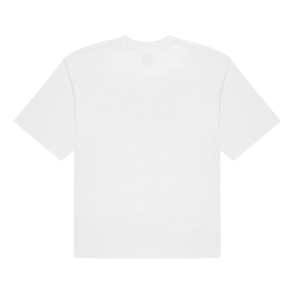 Overprint Logo Tee - White