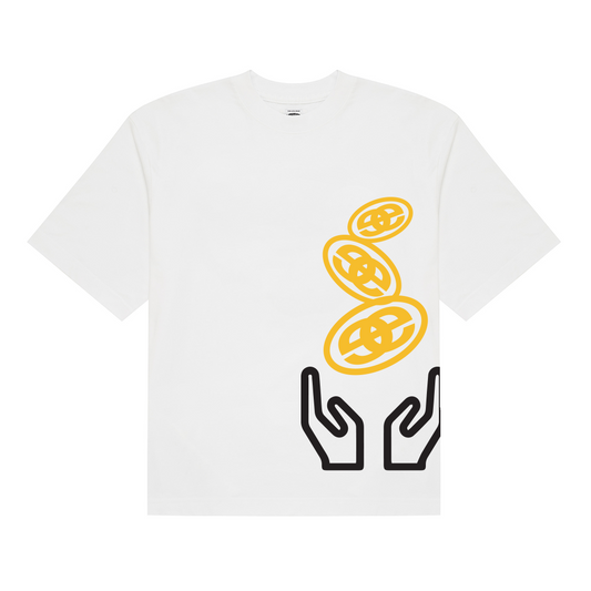 Hands Logo Tee - White