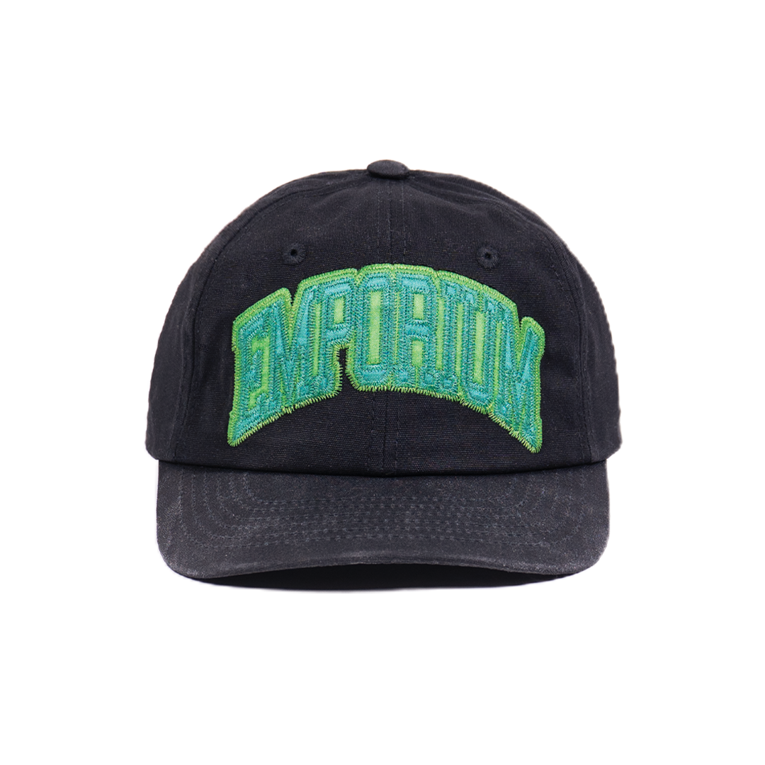 Arc Logo Cap Waxed - Black